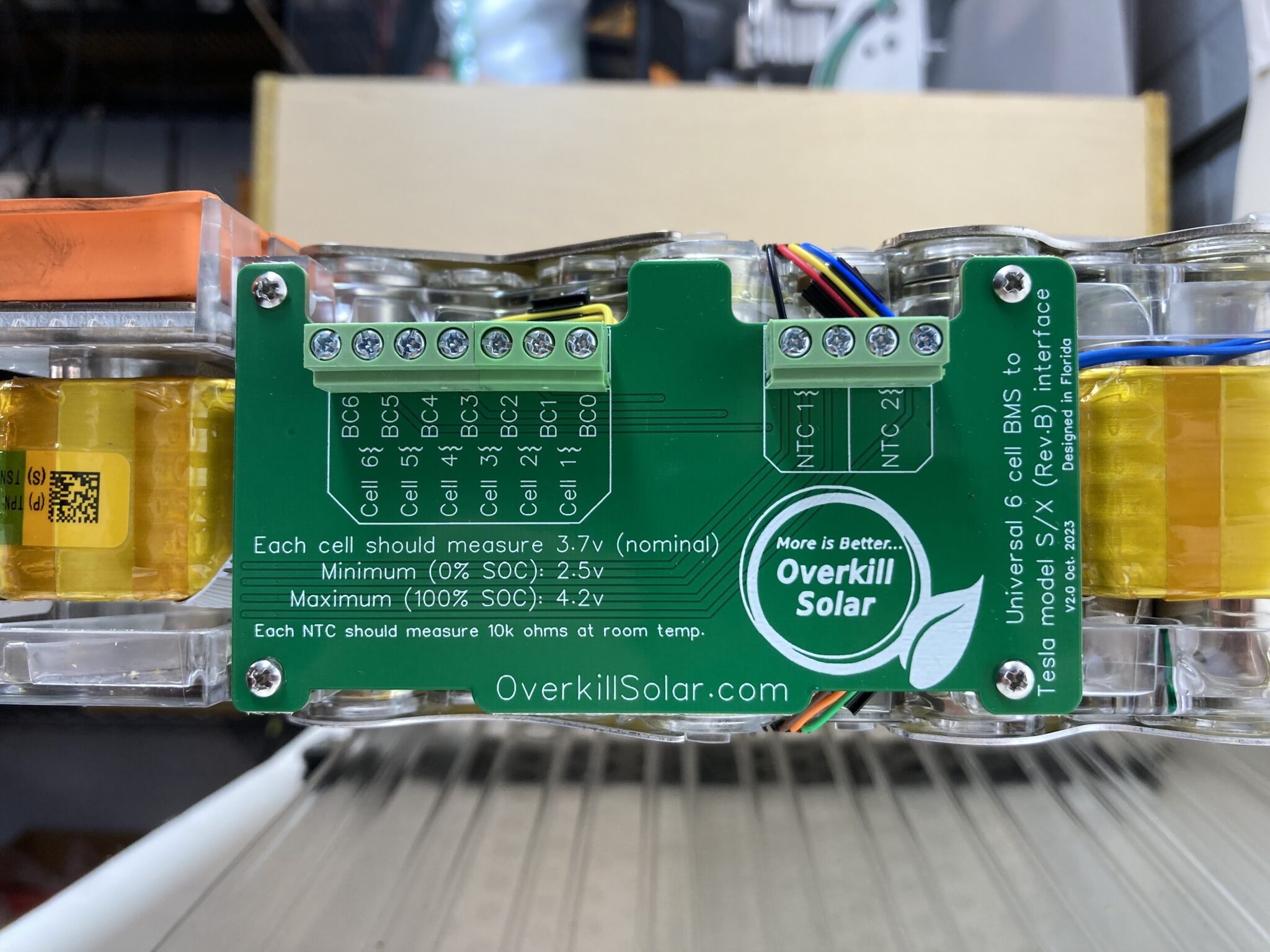 Tesla Universal BMS Interface Board – Overkill Solar